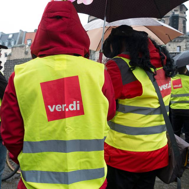 ver.di Verdi Gewerkschaft Streik Streiken Arbeitskampf