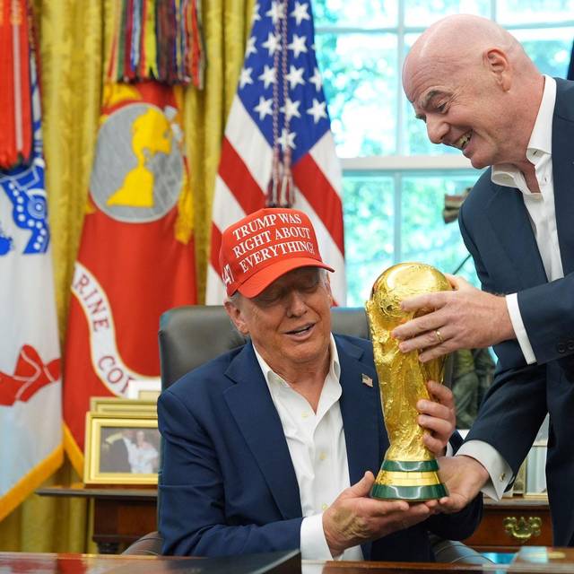 Donald Trump und Gianni Infantino