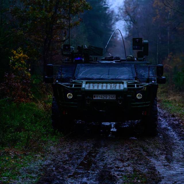 Spähwagen vom Typ Fennek