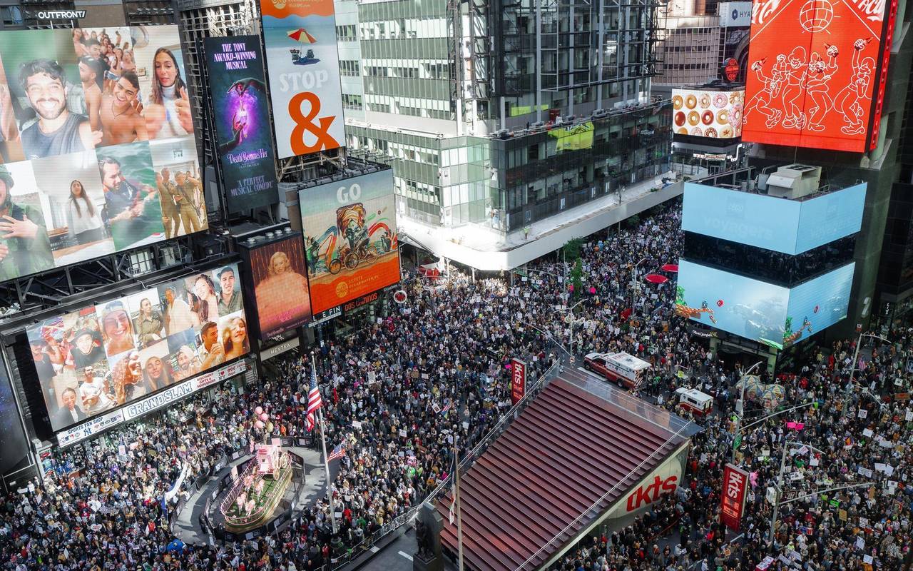 New York - Demonstrationen «No Kings» gegen US-Präsident Trump