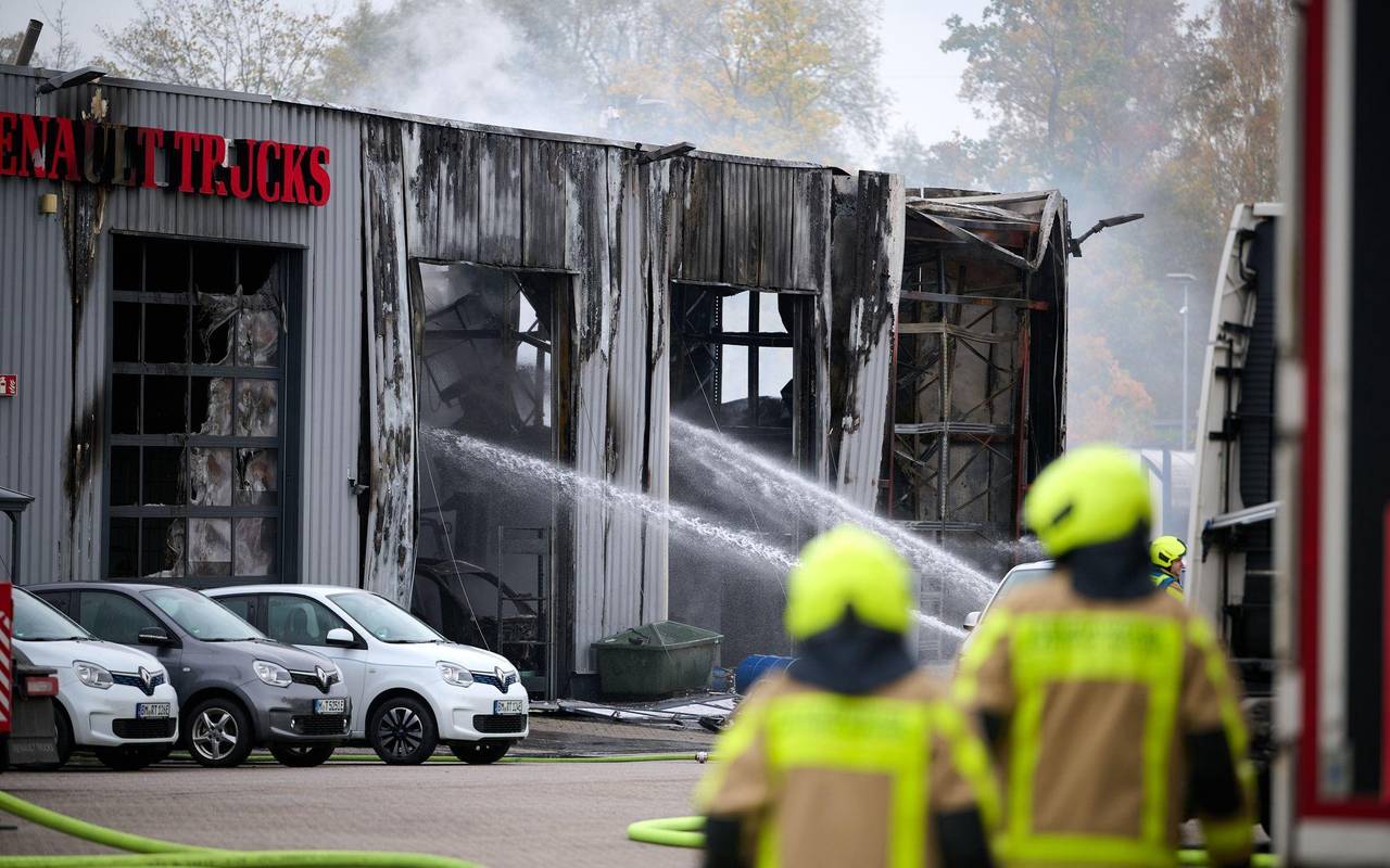 Explosion auf Firmengelände in Castop-Rauxel