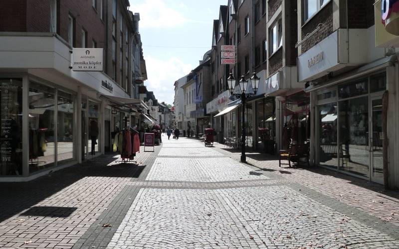 Innenstadt in Moers