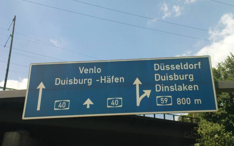 A40 Schild