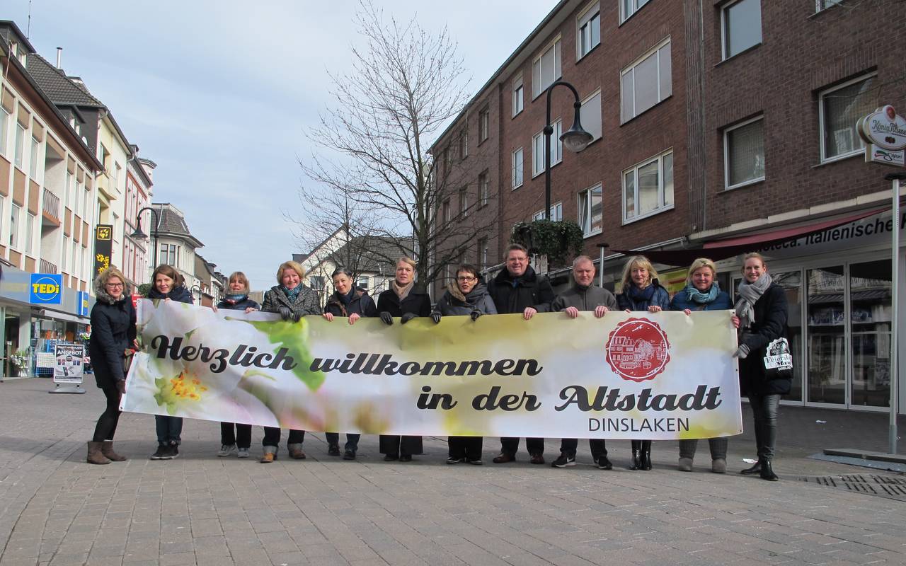 Einzelhändler in Dinslaken haben Logo entwickeln lassen
