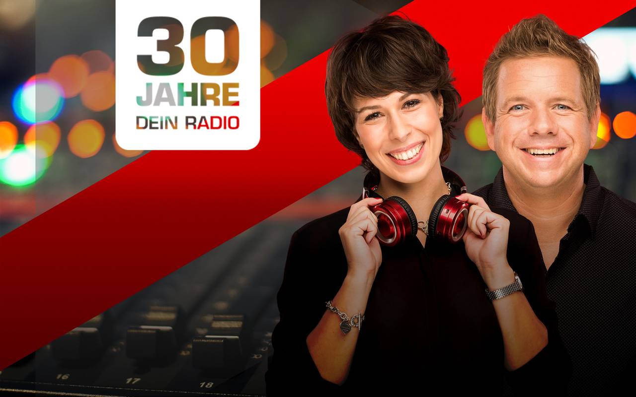 Steffi Hain und Marc Torke wollen mit euch feiern. 30 Jahre dein Radio.