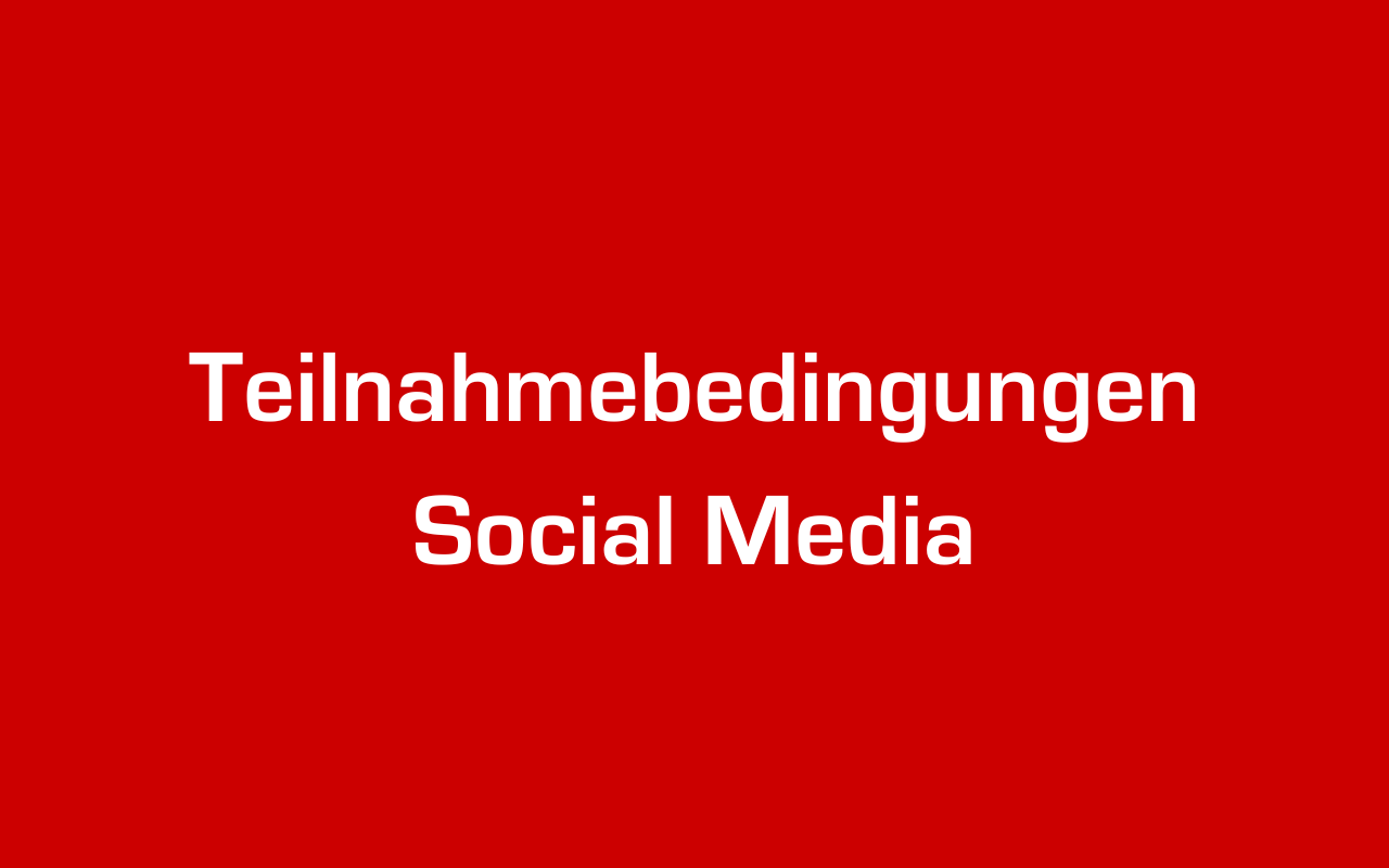 Teilnahmebedingungen Gewinnspiele Social Media