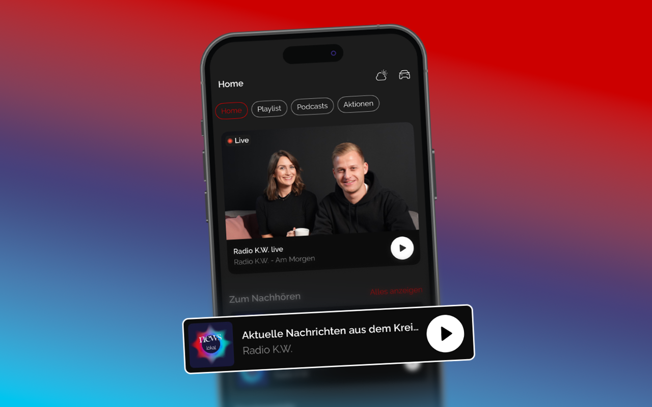 Die neue Radio K.W. App
