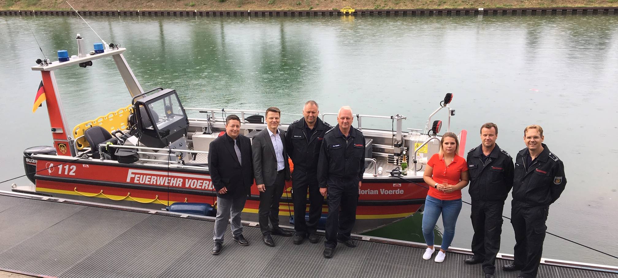 Neues Boot für die Feuerwehr Voerde