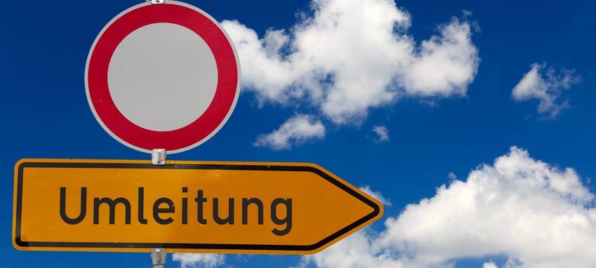 A 57-Ausfahrt Alpen ab heute gesperrt