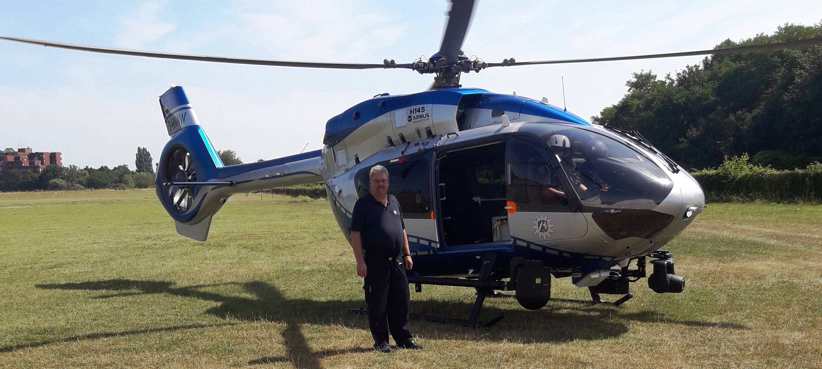 Waldbrandüberwachung per Hubschrauber