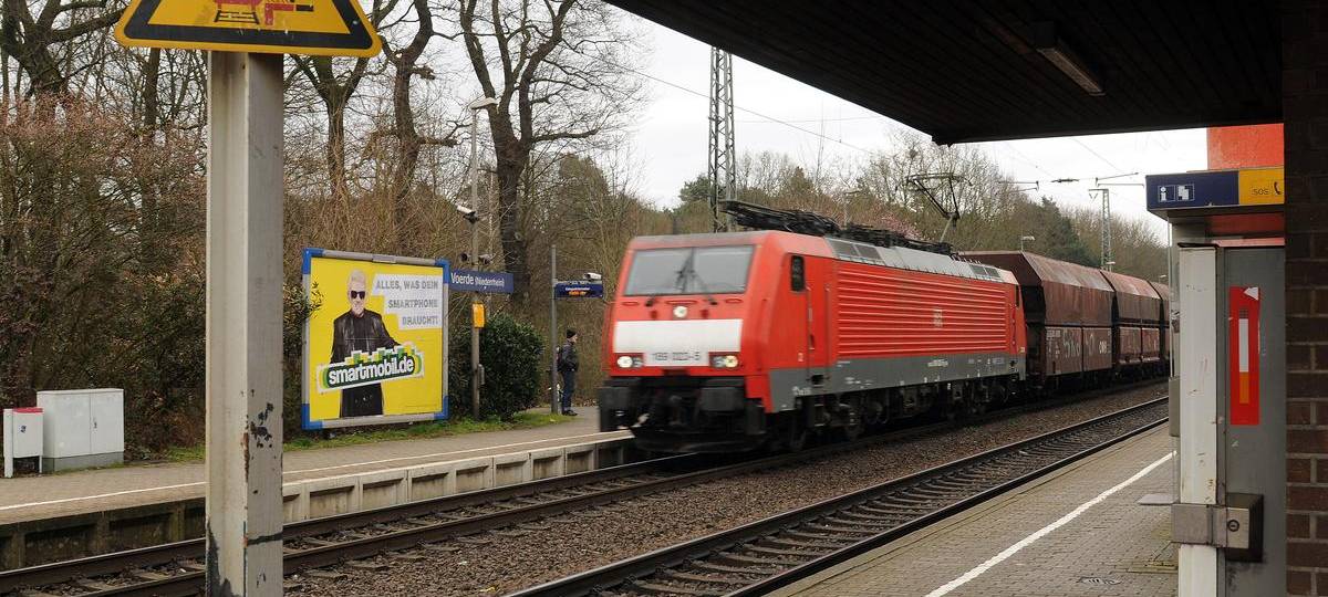 Umbau am Bahnhof in Voerde
