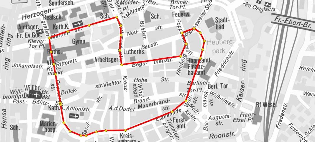 Hanse-Citylauf in Wesel