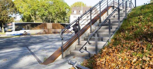 Moers wird mit Wallanlagen-Treppe im Schwarzbuch gelistet