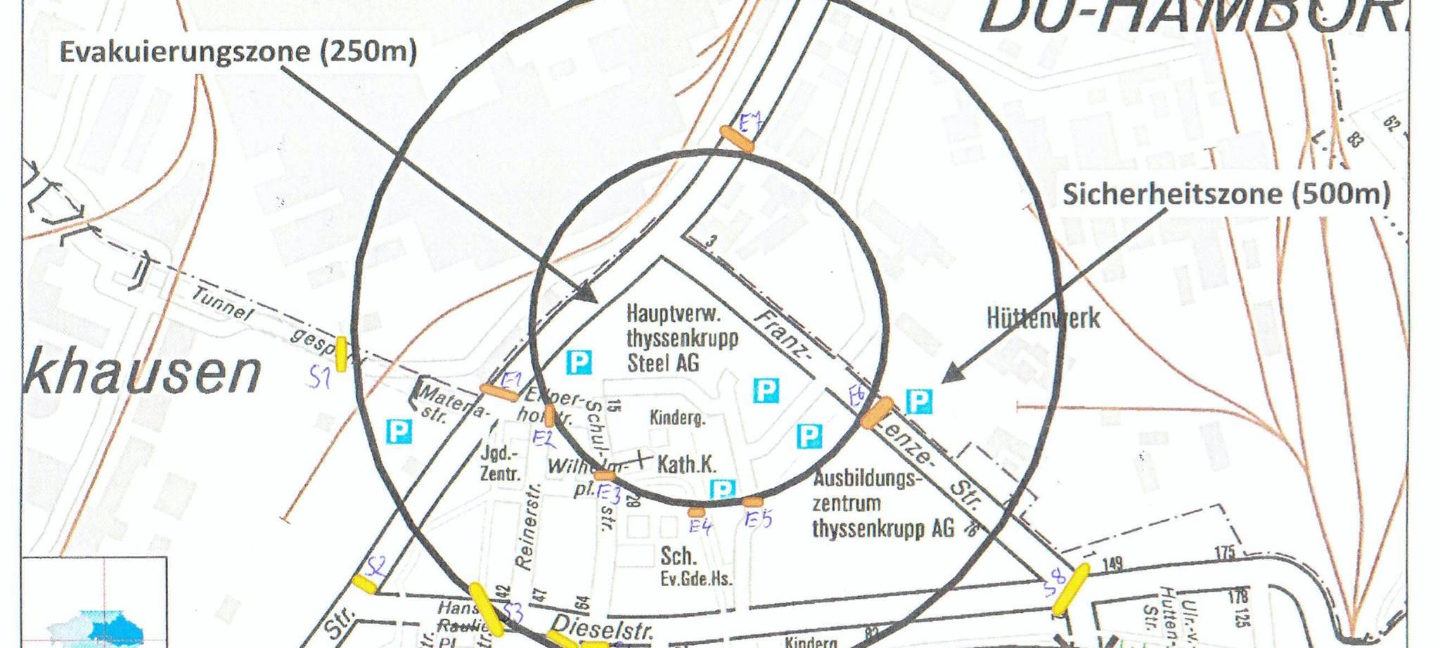 Weltkriegsblindgänger bei Thyssen Krupp Steel entschärft