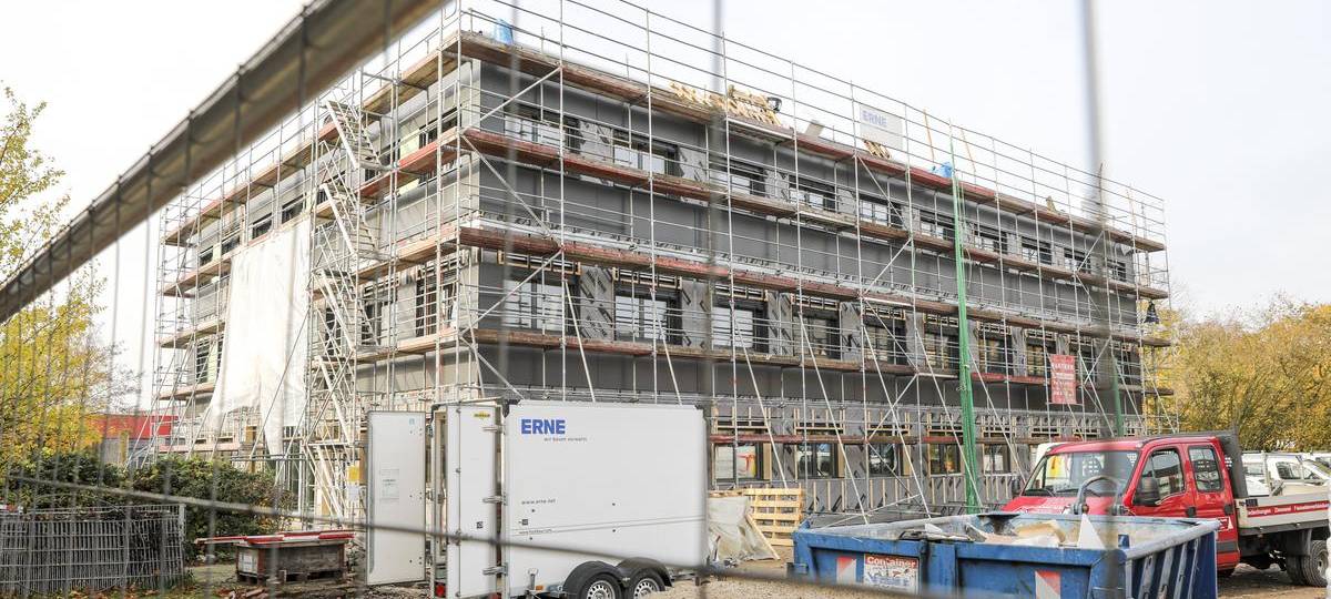 Kamp-Lintforter Schulbaustelle kommt schnell voran