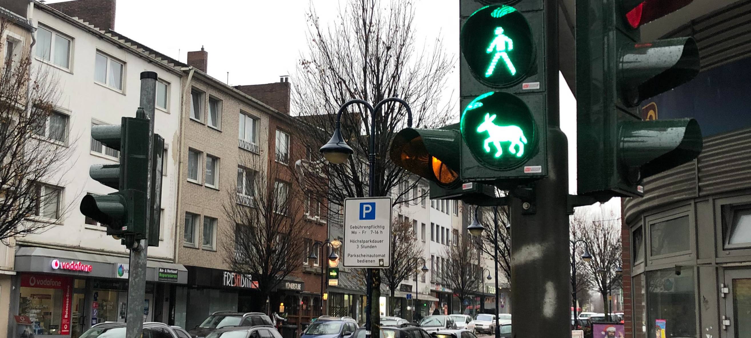 Wesel hat endlich seine Eselampel