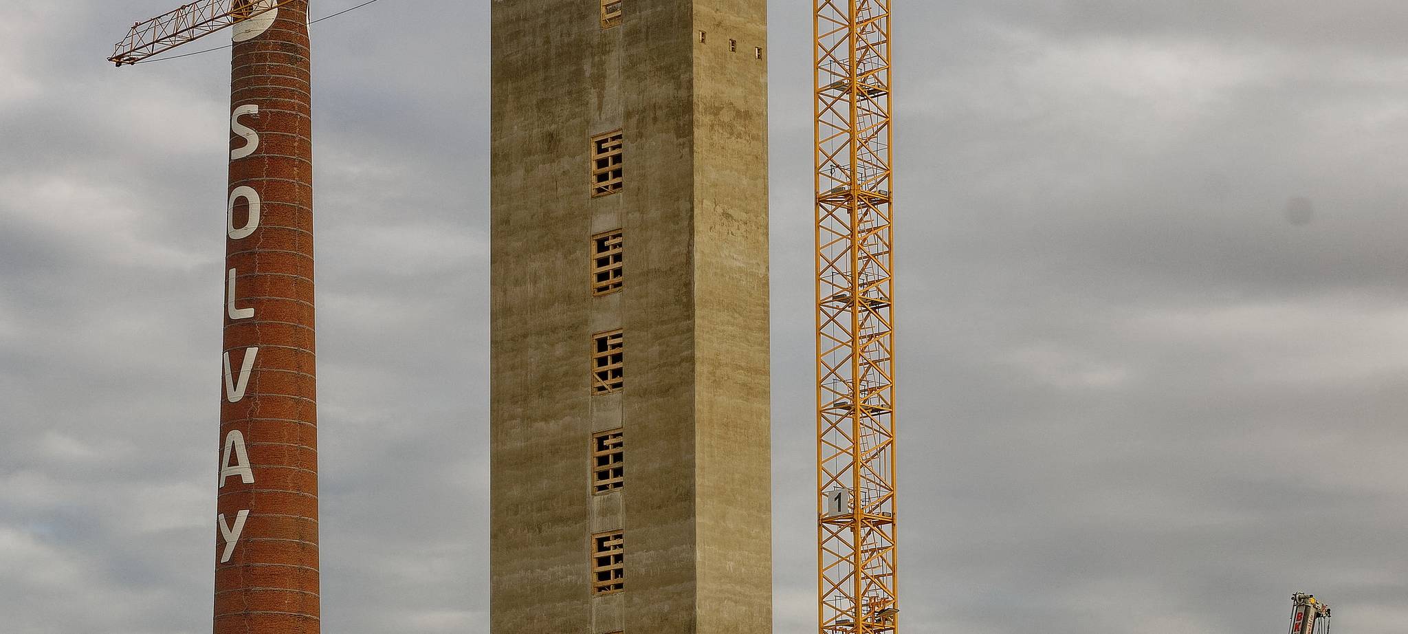 Baustelle bei der Solvay: Woodpower II kann gebaut werden