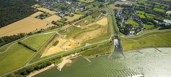 Fortschritt beim Umbau der Emschermündung