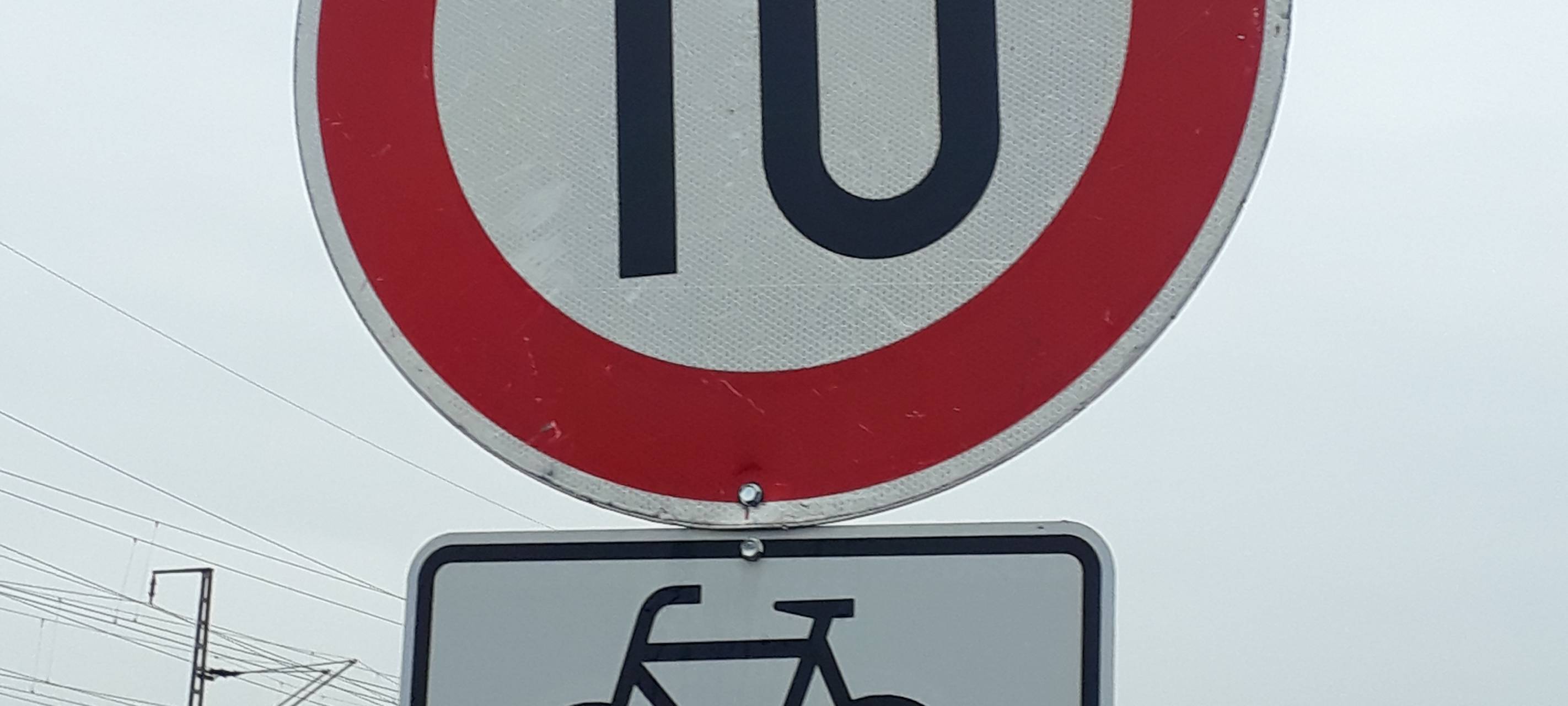 Tempolimit für's Rad
