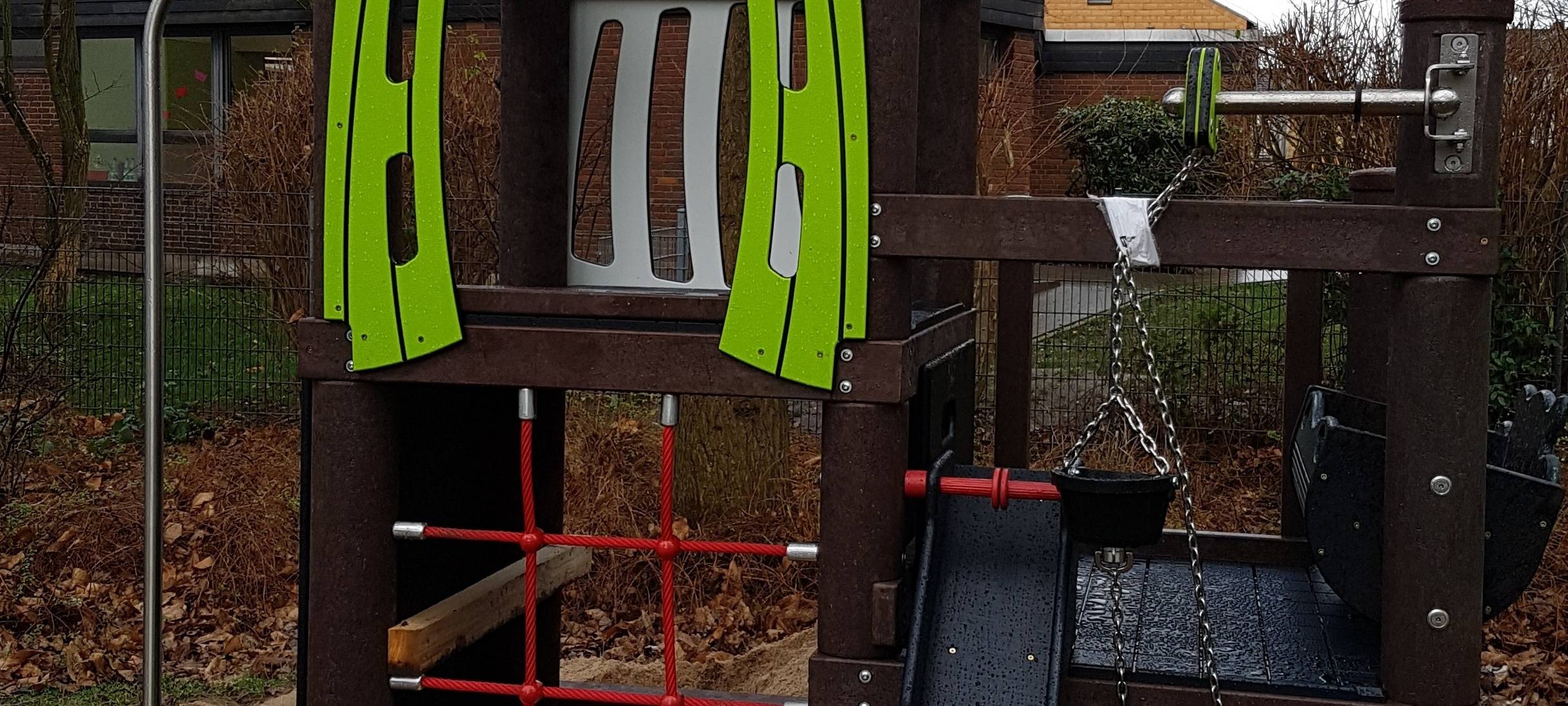 Recycling auf dem Spielplatz