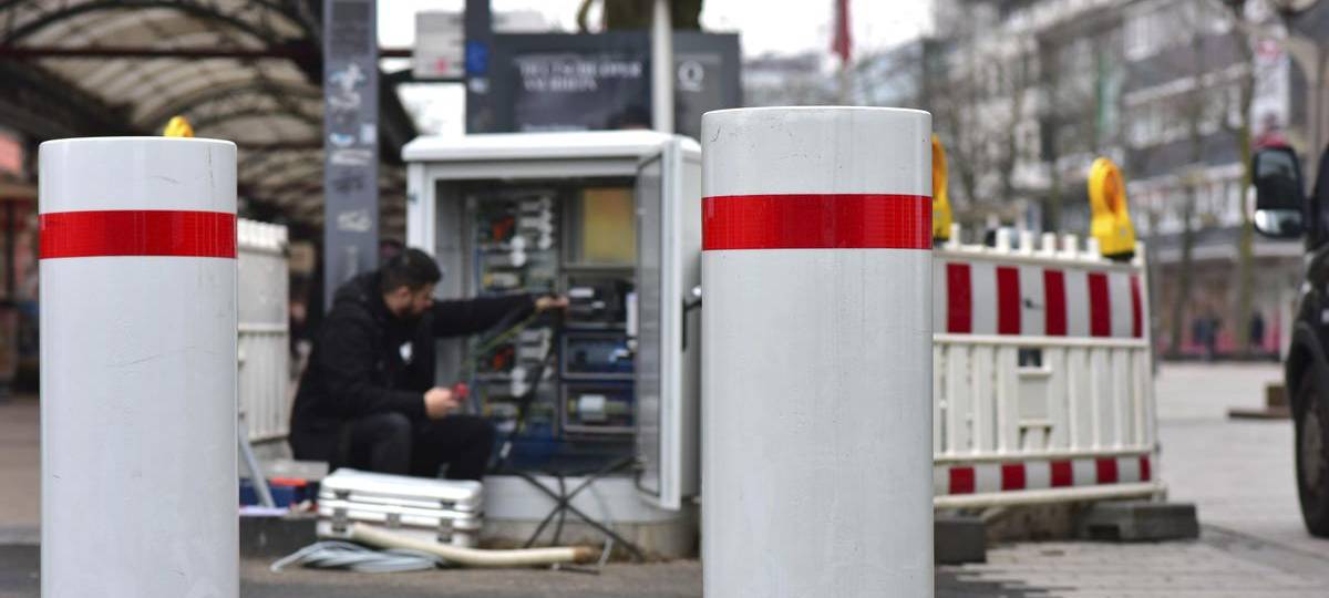 In Dinslaken sollen Poller öffentliche Plätze und Straßen absichern