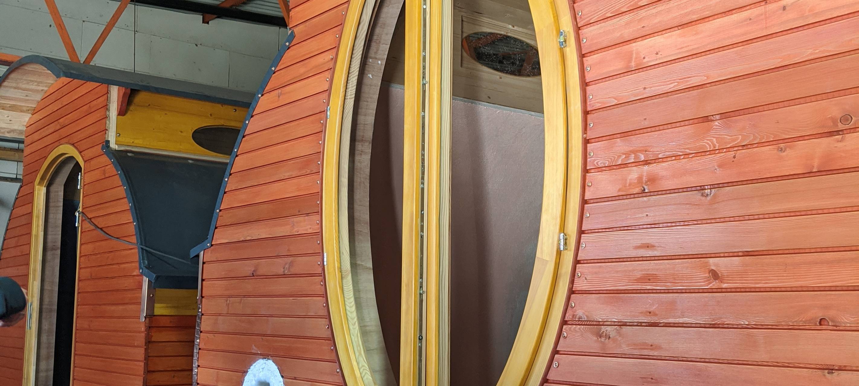 Bauwagen im Waldkindergarten Alpen angekommen