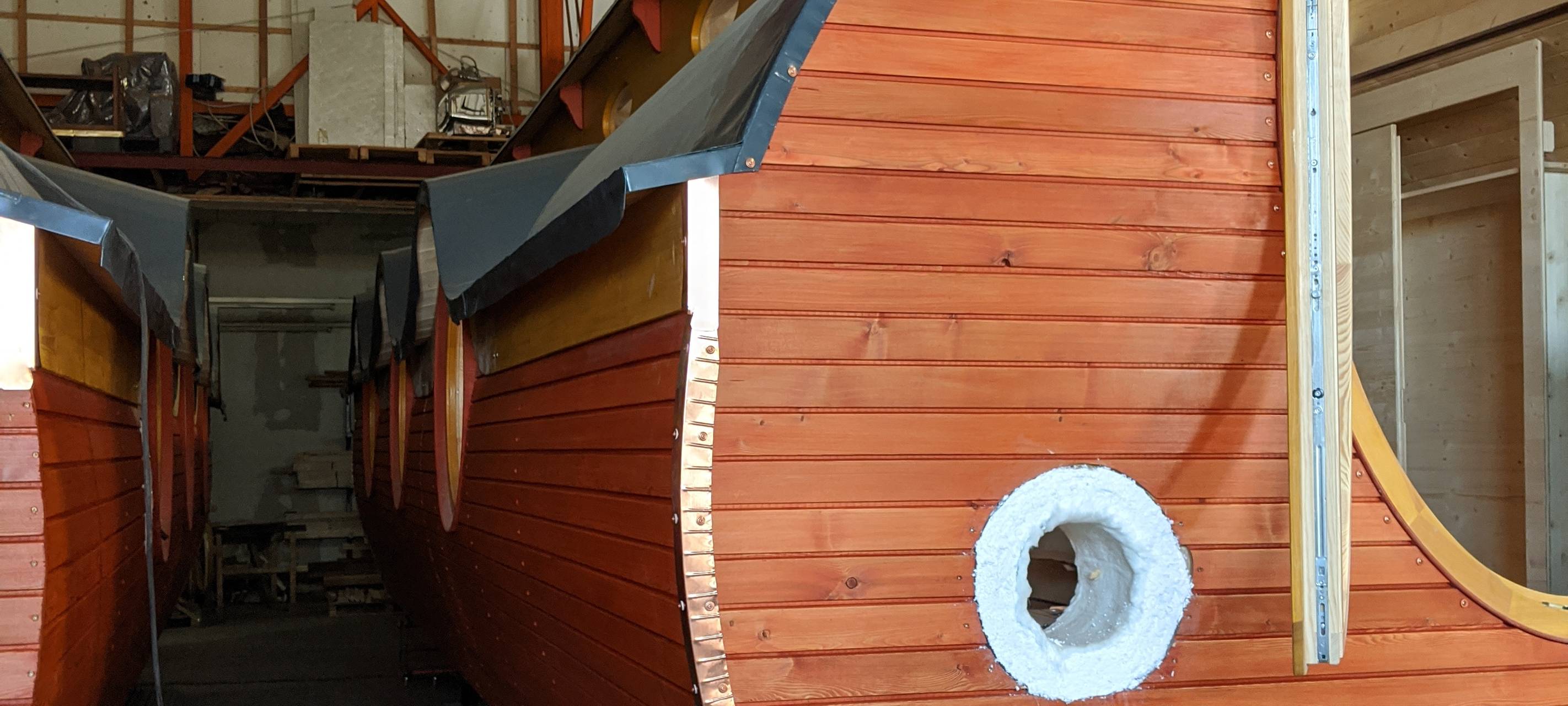 Bauwagen im Waldkindergarten Alpen angekommen