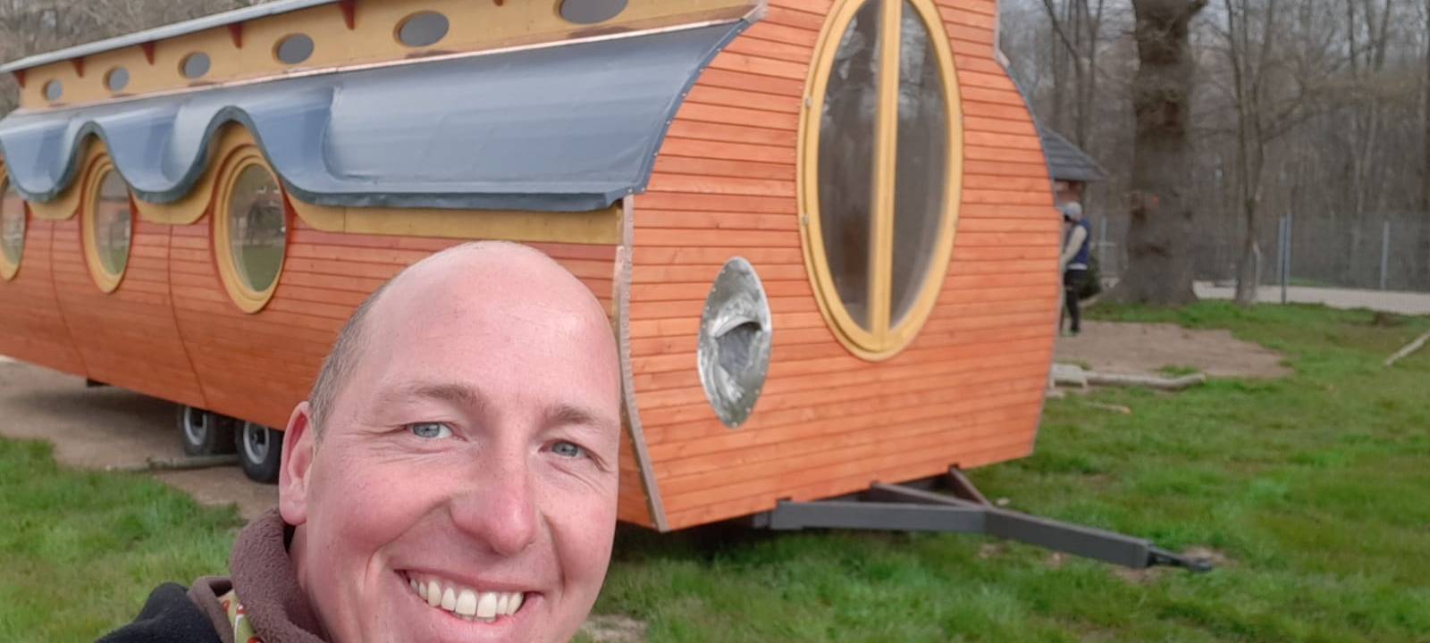 Bauwagen im Waldkindergarten Alpen angekommen