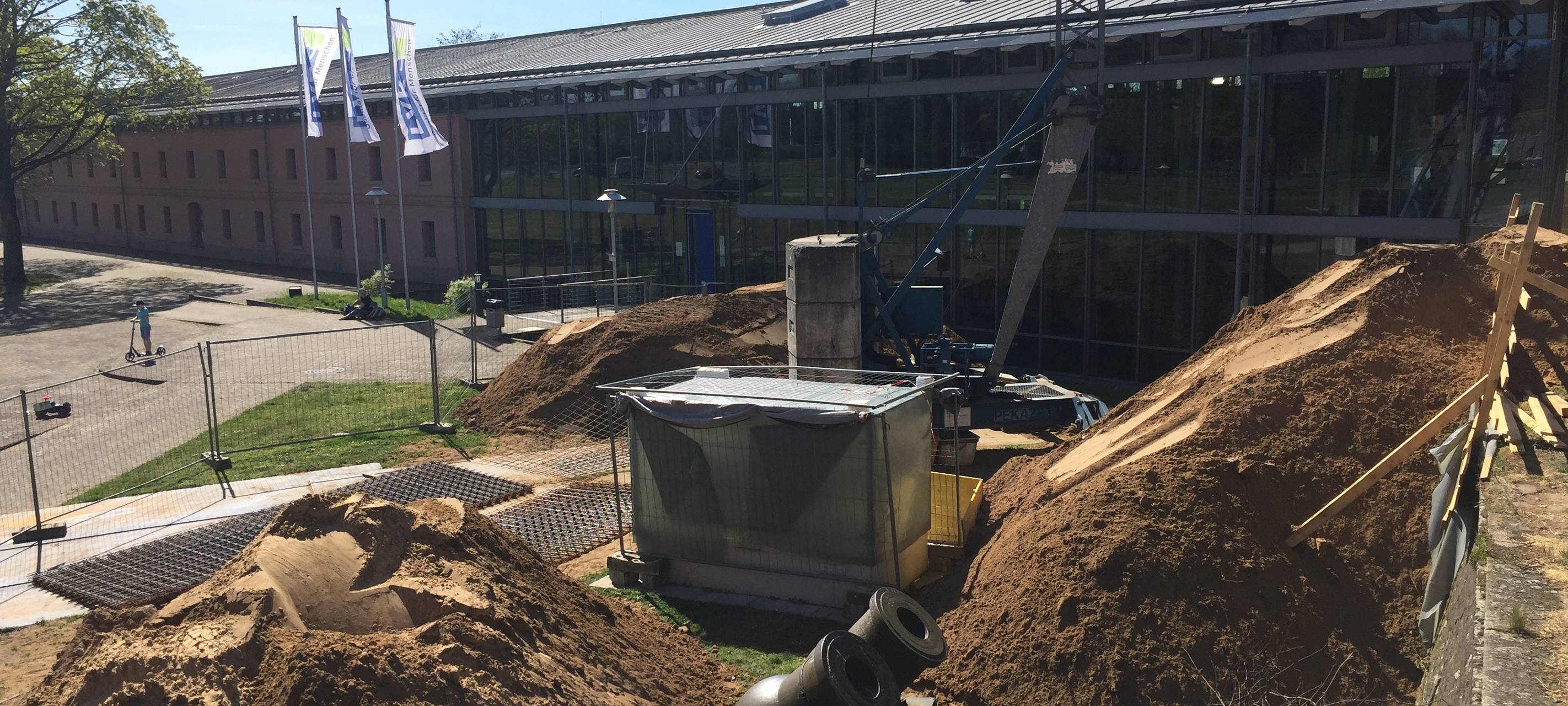 In Wesel laufen gerade Bauarbeiten für 6,5 Millionen Euro