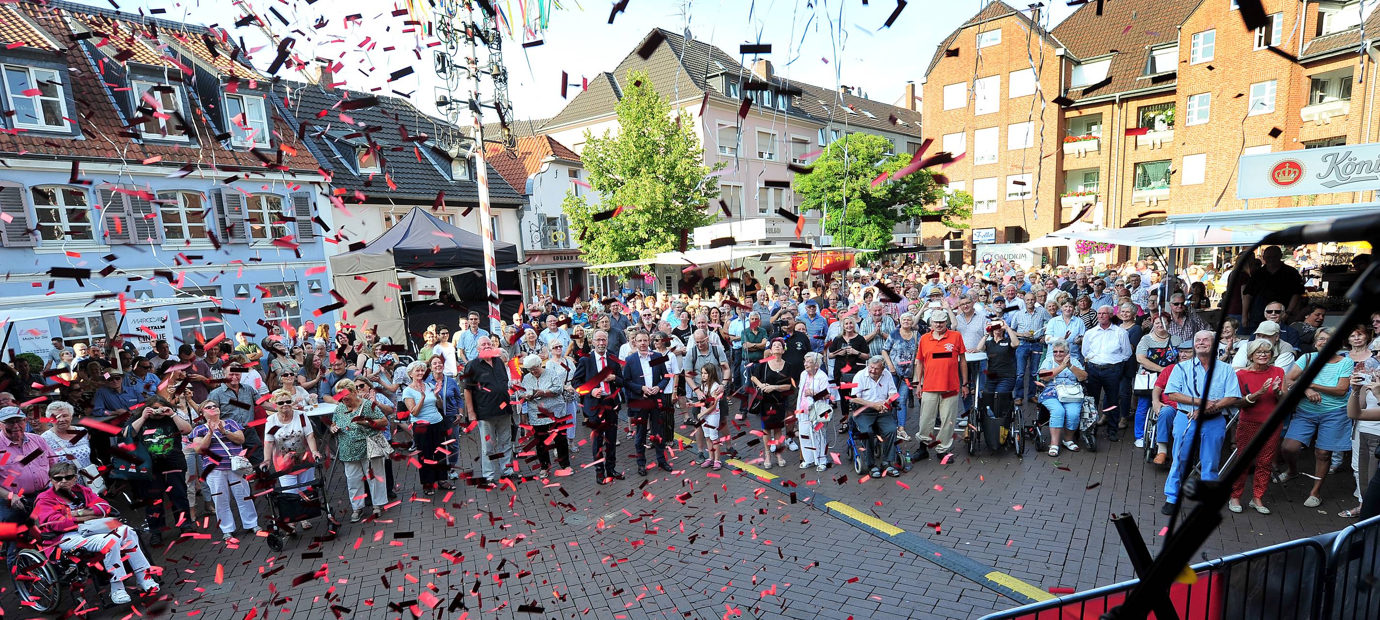 Dinslaken feiert ab heute sein Stadtfest auf drei Bühnen