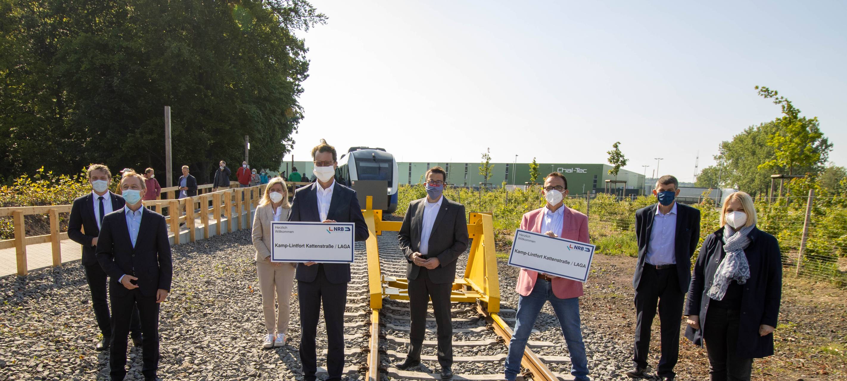 Kamp-Lintfort plant "Bahnhof im Park"