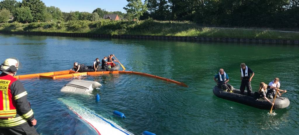 Gesunkene Yacht bei Schermbeck wird wohl morgen geborgen