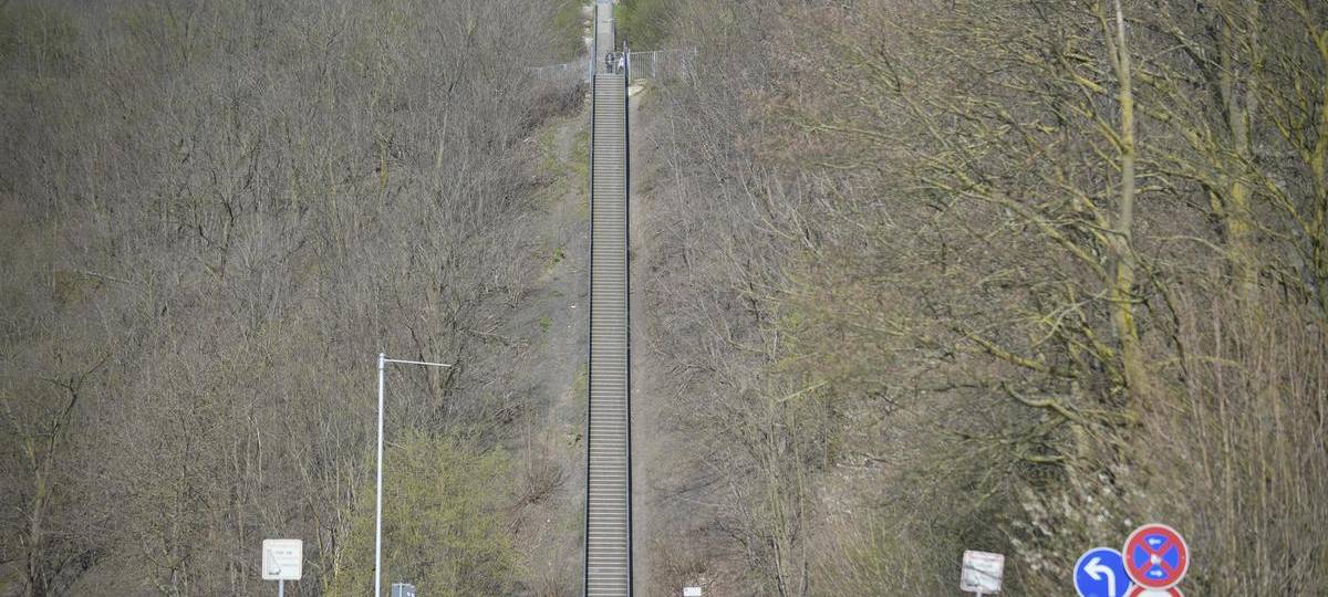 Stadt sperrt Himmelstreppe in Neukirchen-Vluyn