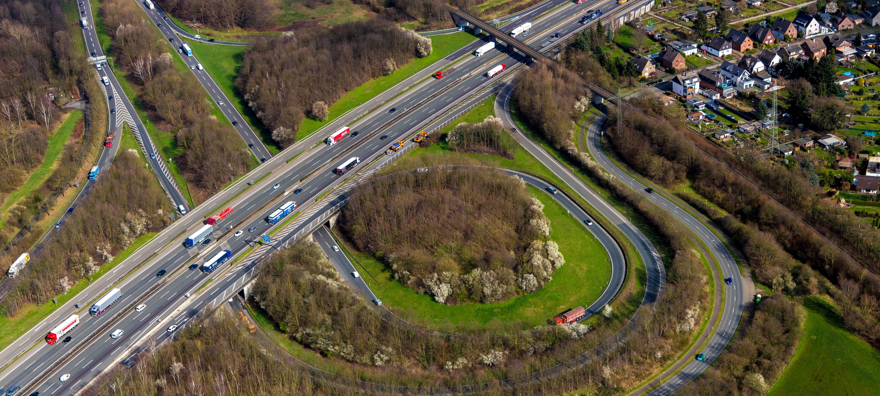 A31 bei Schermbeck – Vollsperrung bis Sonntagmorgen