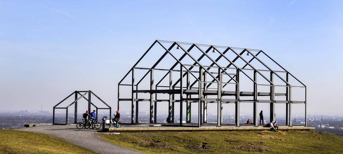 Parkplatz an der Halde Norddeutschland wird saniert