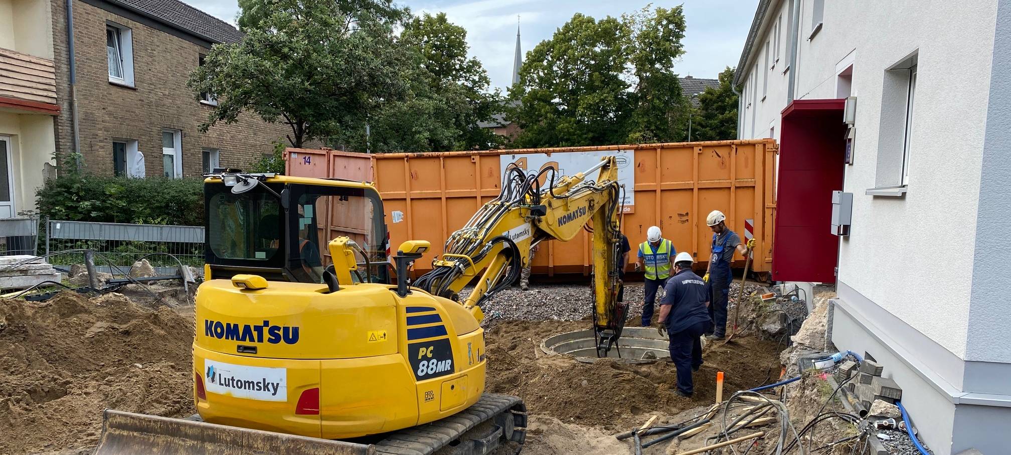 Kein Blindgänger, sondern Bombensplitter in der Weseler City
