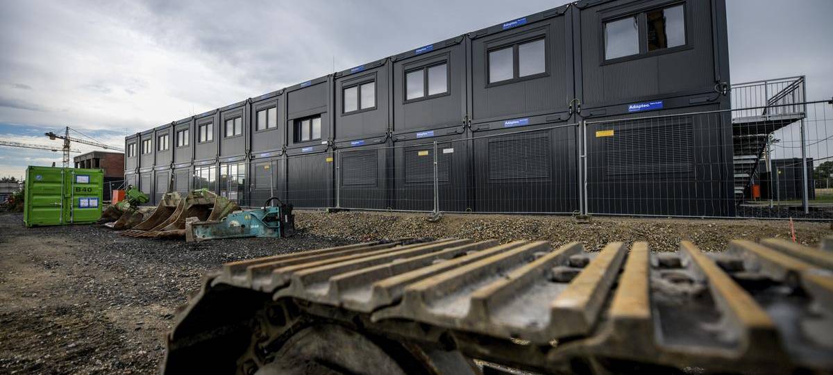 Arbeiten am Berufskolleg-Campus in Moers gehen voran
