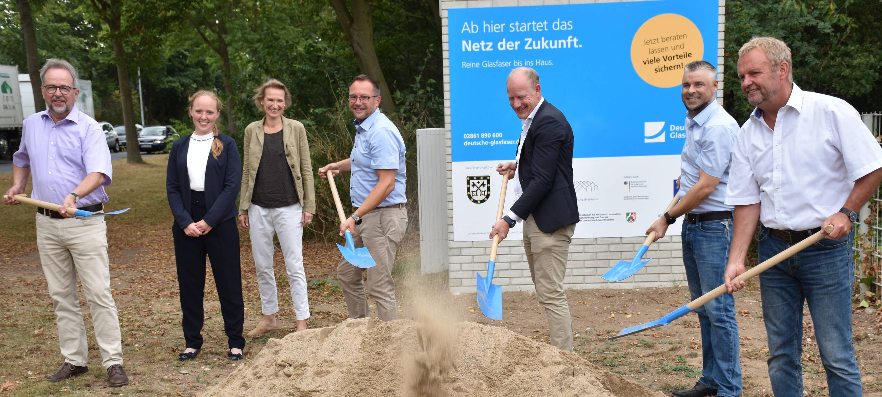 Schnelles Netz für Alpen, Sonsbeck und Xanten