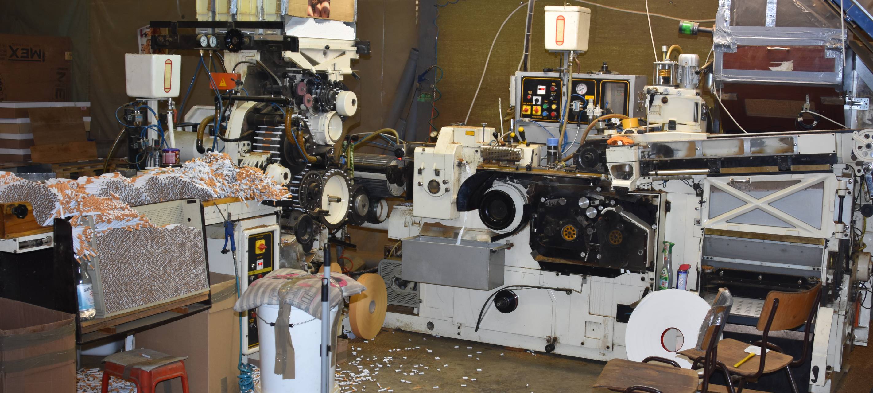 Illegale Zigarettenfabrik ausgehoben