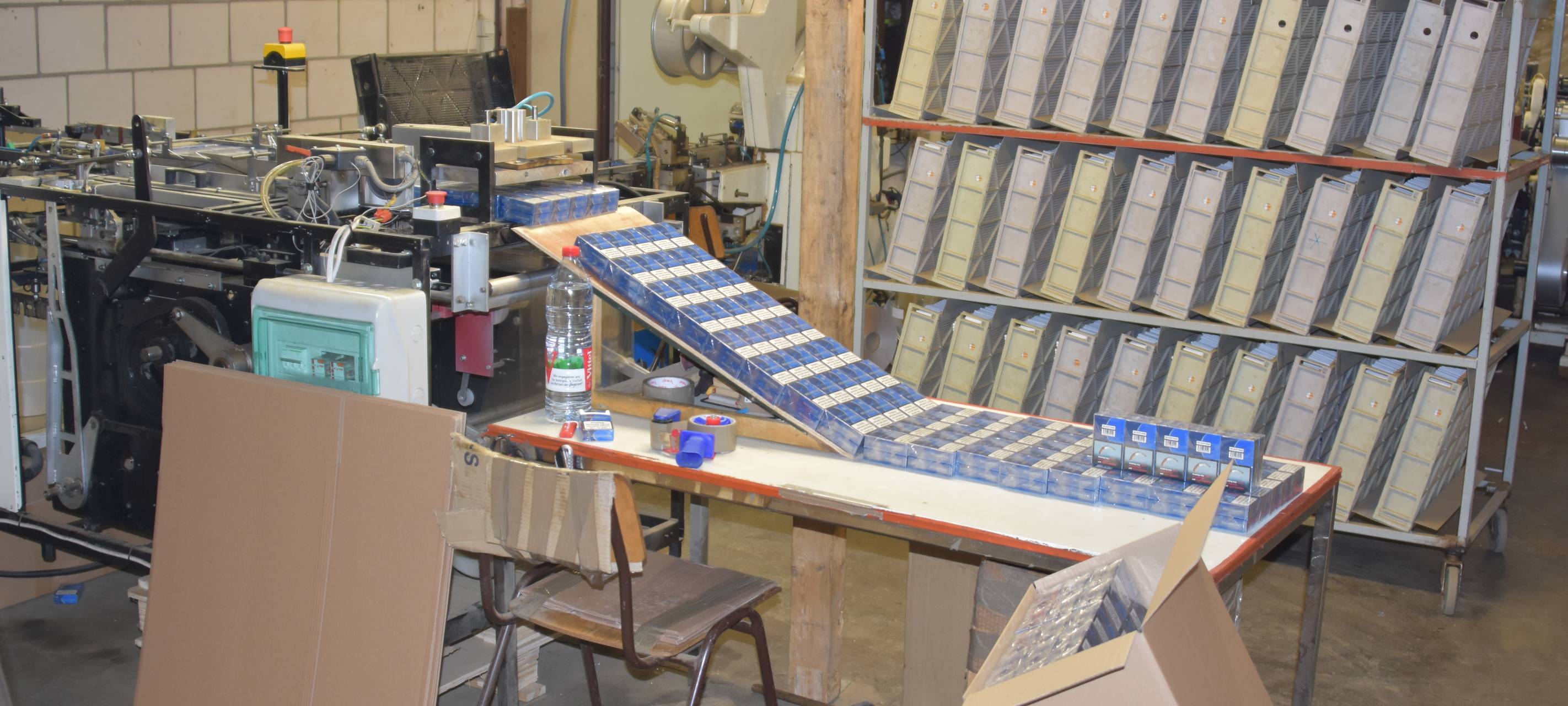 Illegale Zigarettenfabrik ausgehoben