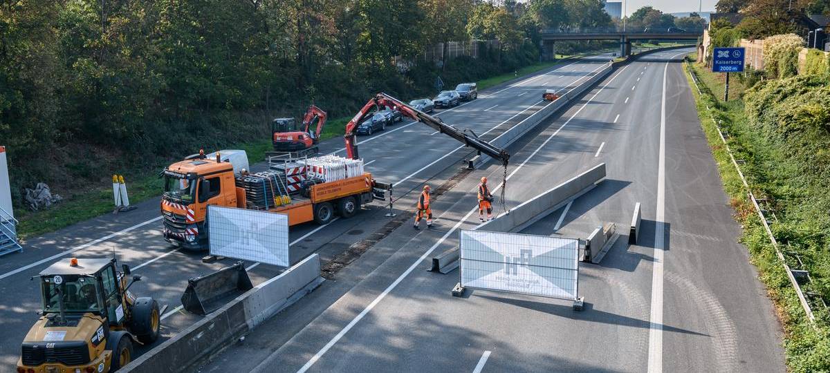Nach LKW-Brand: A40 soll Anfang Oktober wieder frei sein