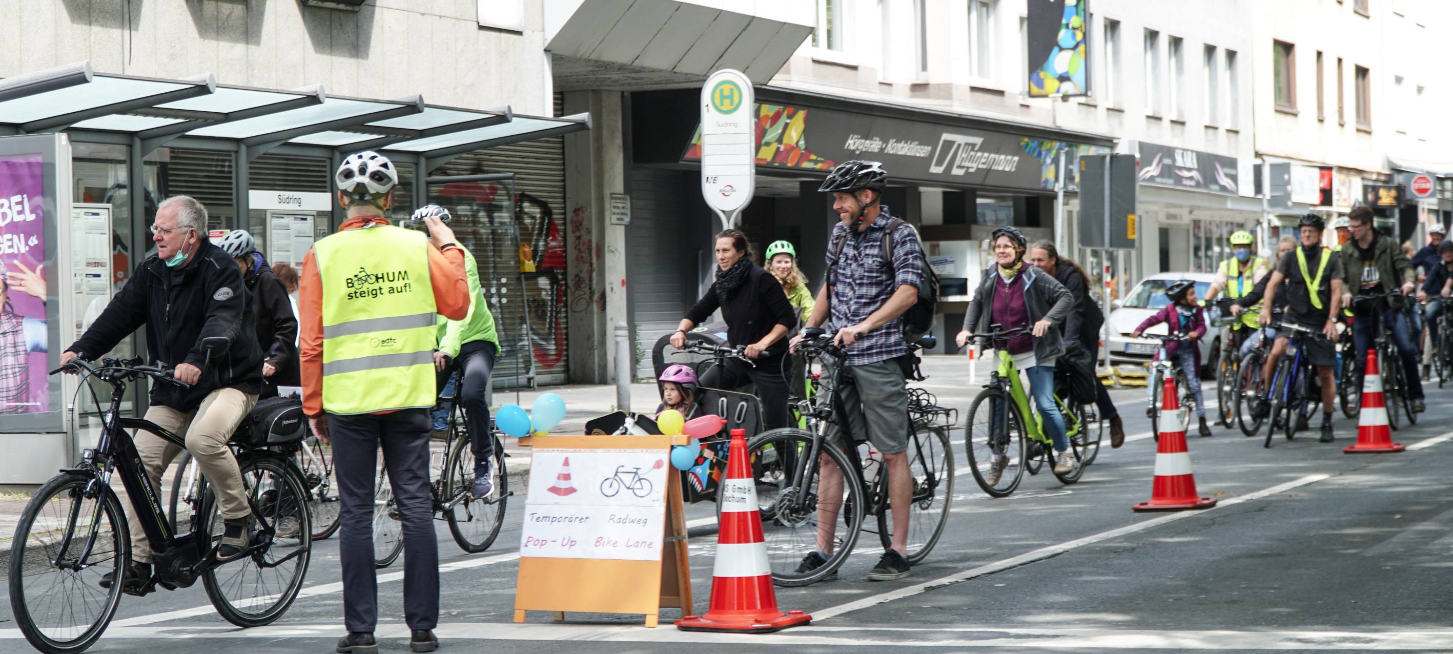 Umwelthilfe beantragt mehr Pop-Up-Radwege u.a. für Moers