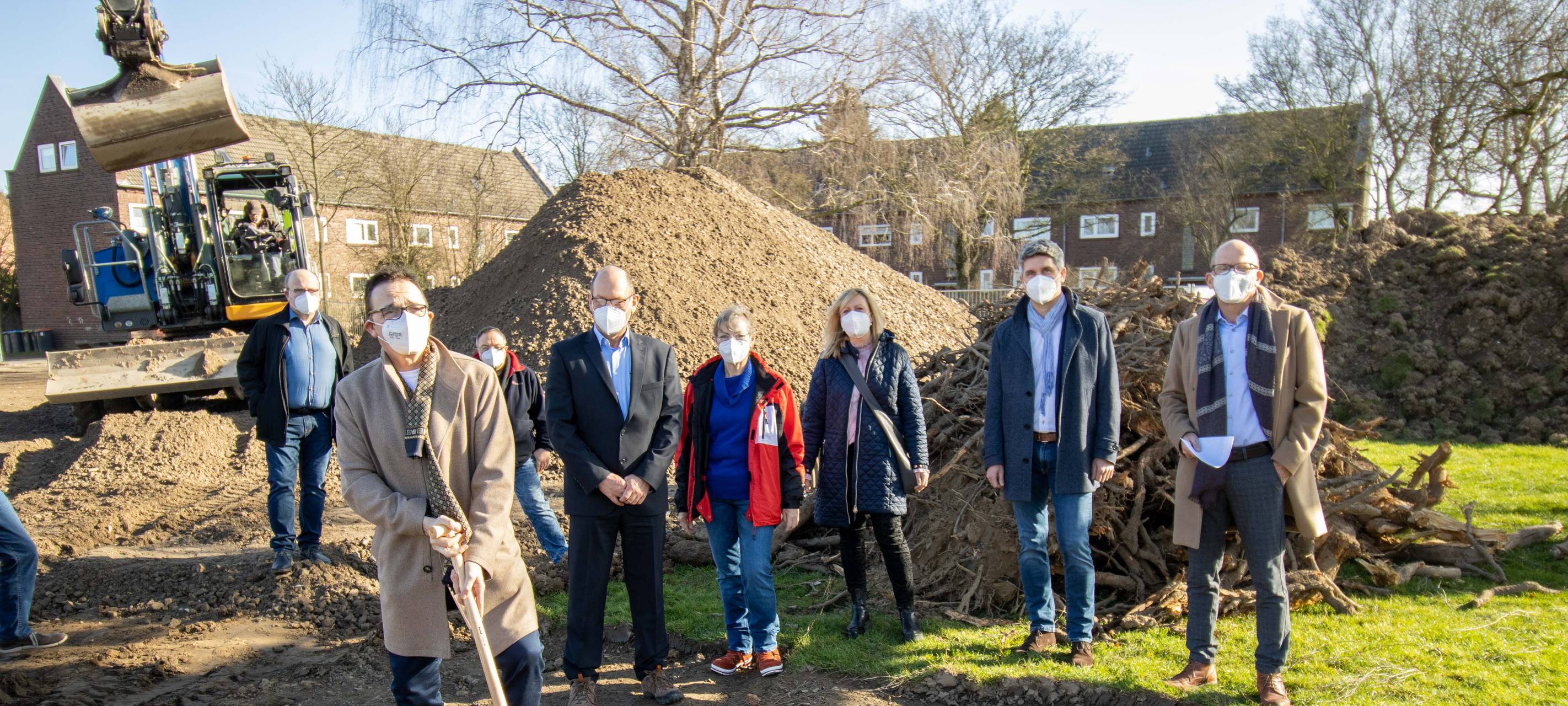 Baustart für neue Kita am Bismarckplatz in Kamp-Lintfort