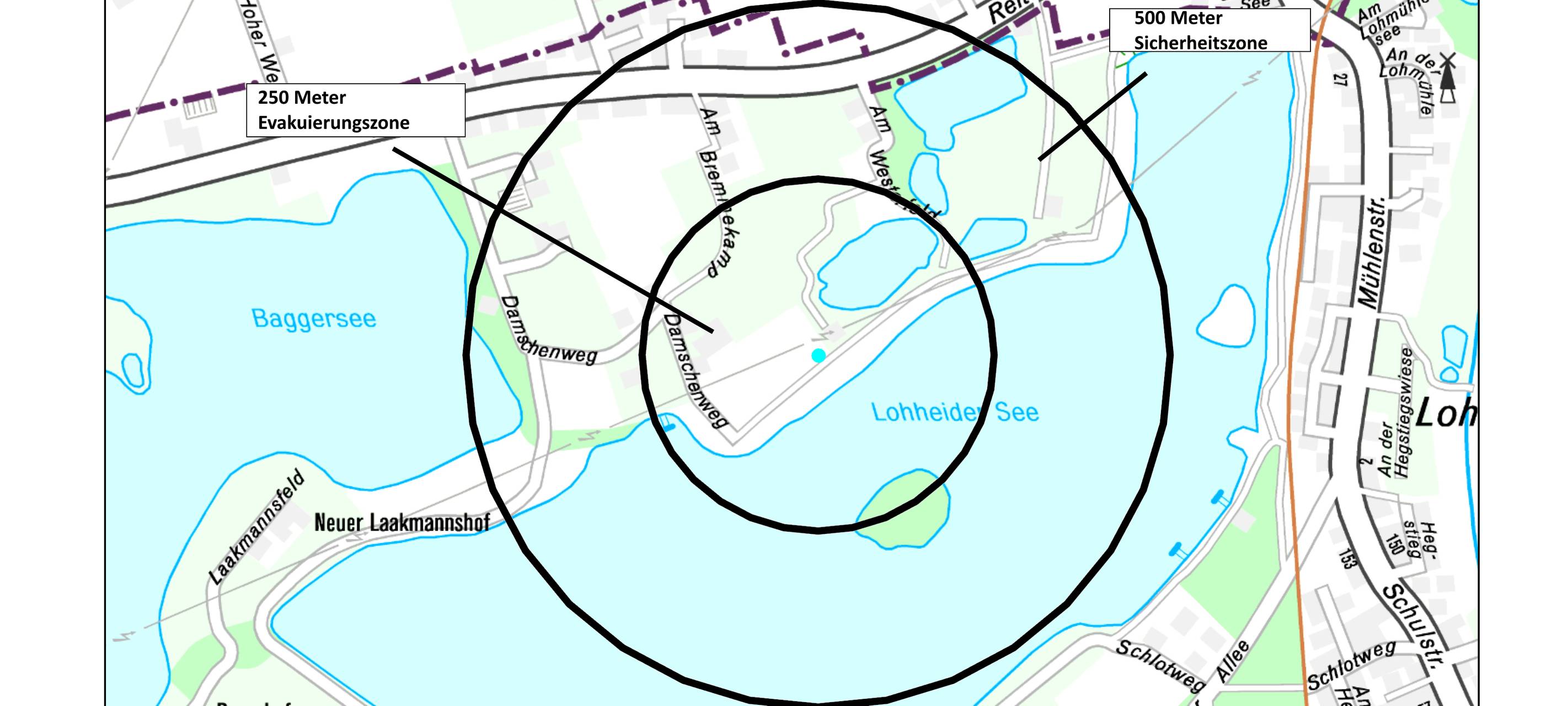 Bombe am Lohheider See in Duisburg erfolgreich entschärft