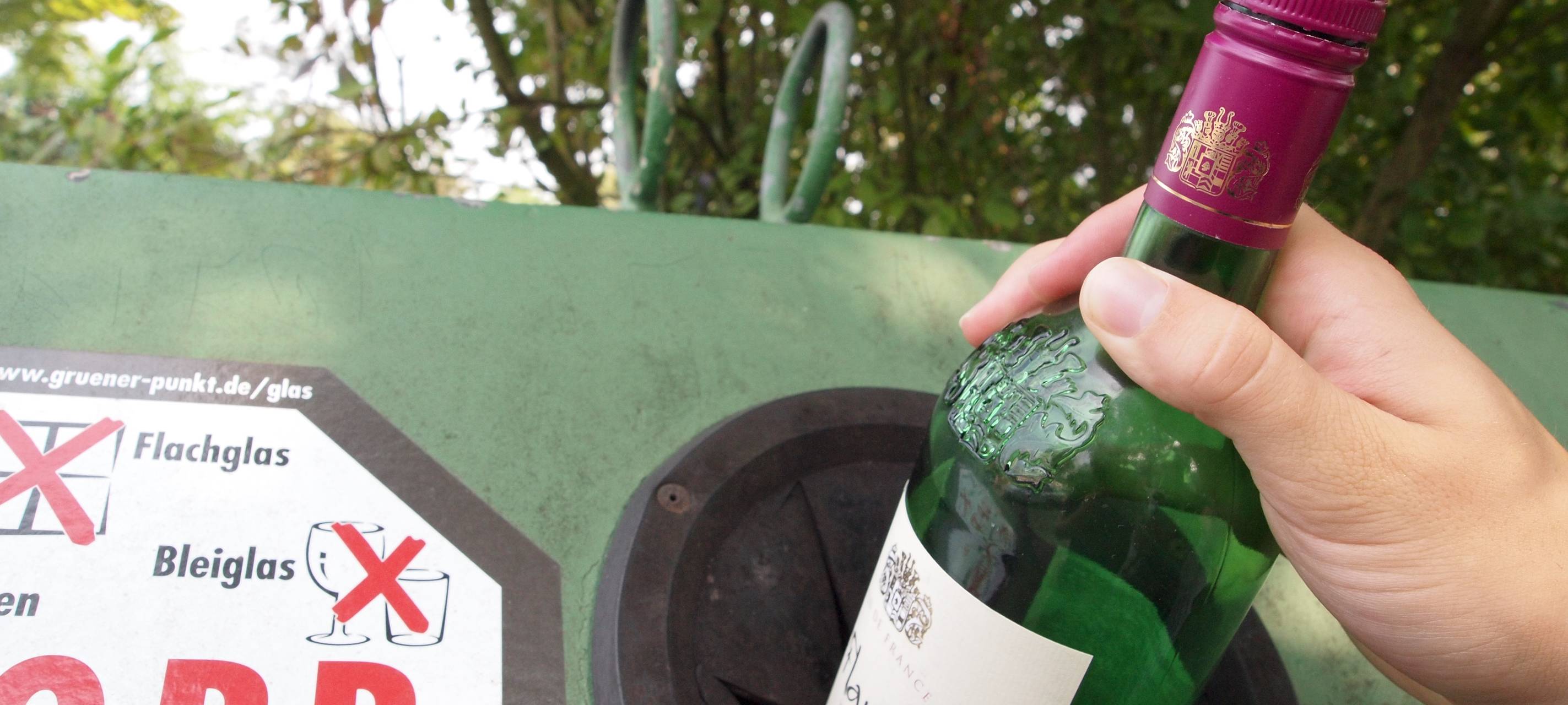 Weniger Glascontainer in Moers geplant