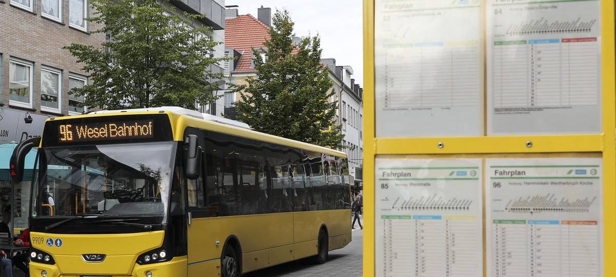 VRR plant drei Schnellbuslinien für den Kreis Wesel
