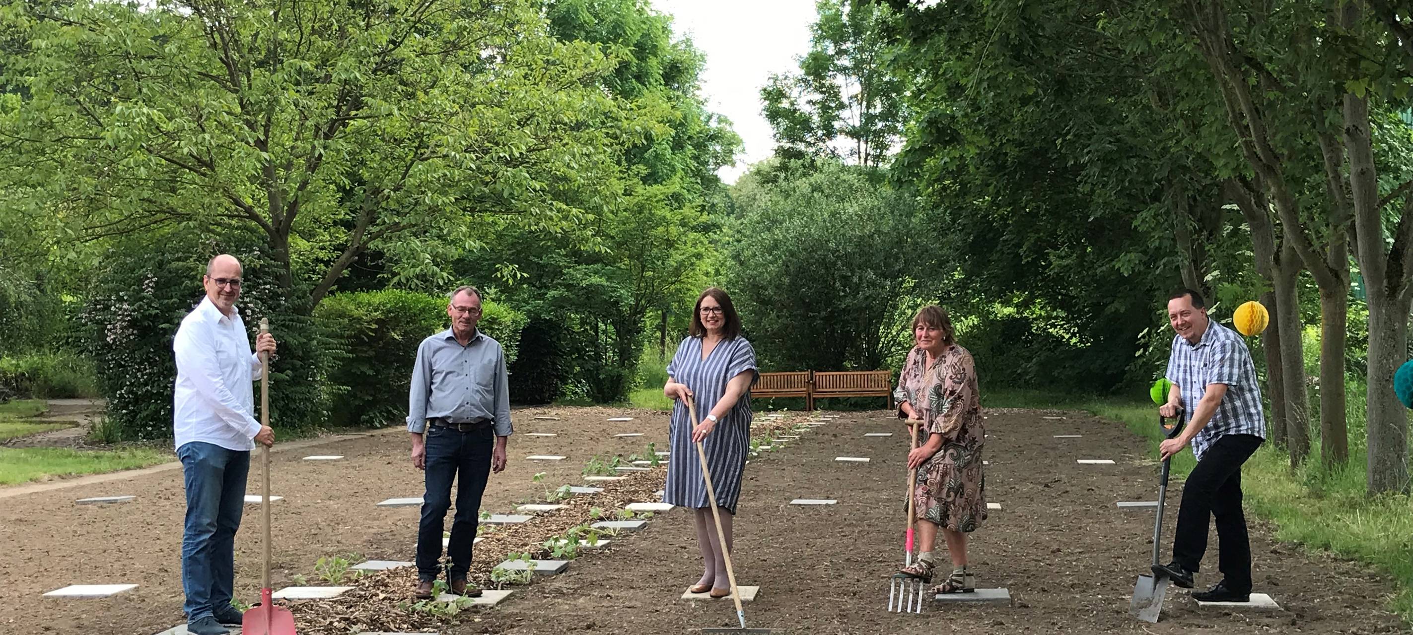 Am Weseler Flachglasgelände gibt es kostenlose Bürgergärten