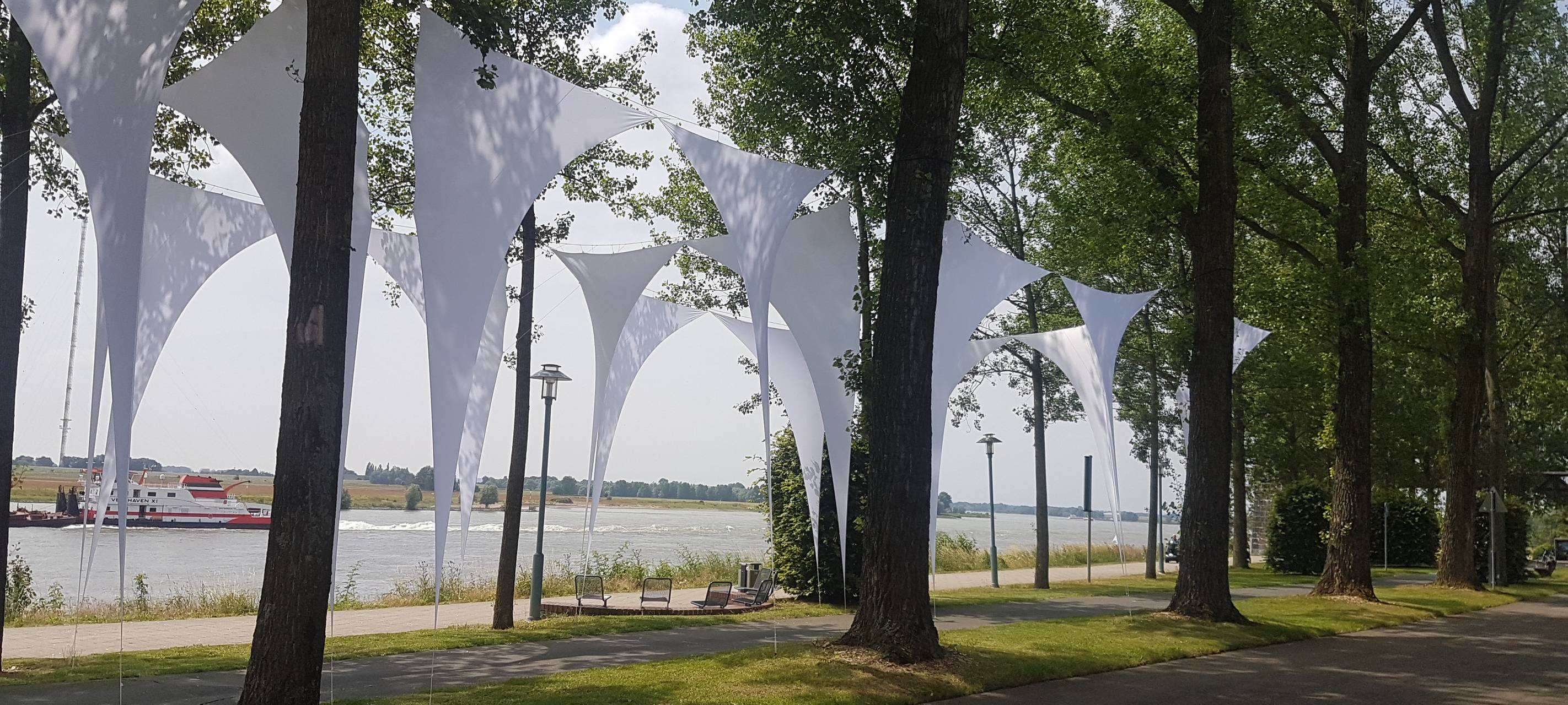 Kunstinstallation zum Jubiläum des Kunstverein Niederrhein