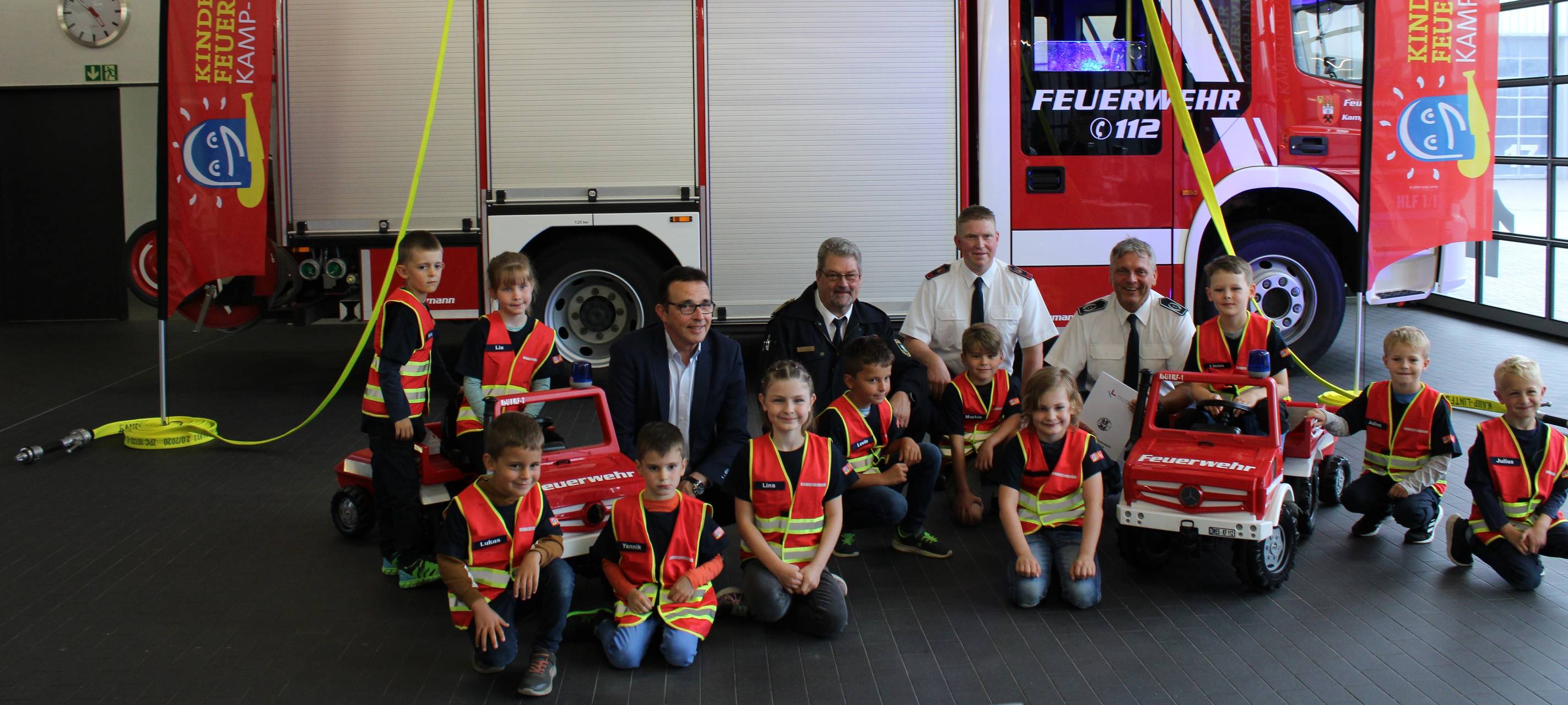Kamp-Lintfort hat jetzt eine Kinderfeuerwehr