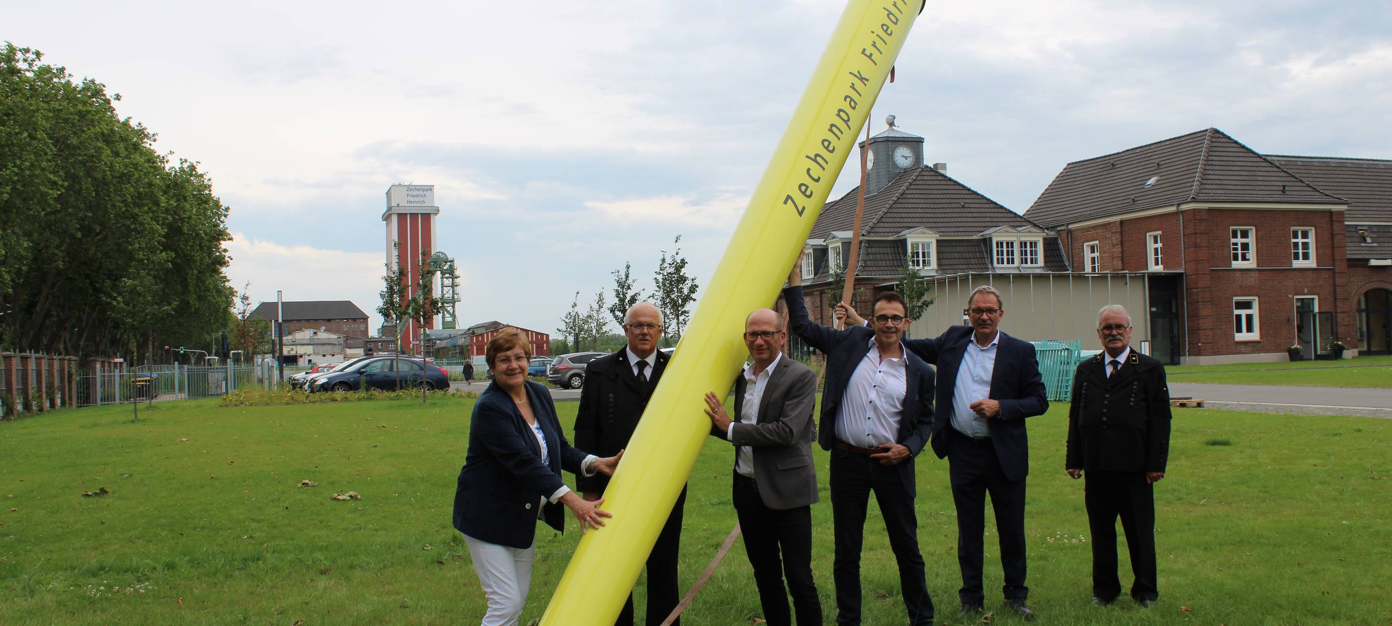 Kamp-Lintforts Zechenpark hat jetzt einen Signalpin